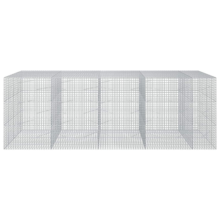 Gabion cu sârmă de 5 mm și plasă de 5x5 cm 450x100x150 cm WALTI