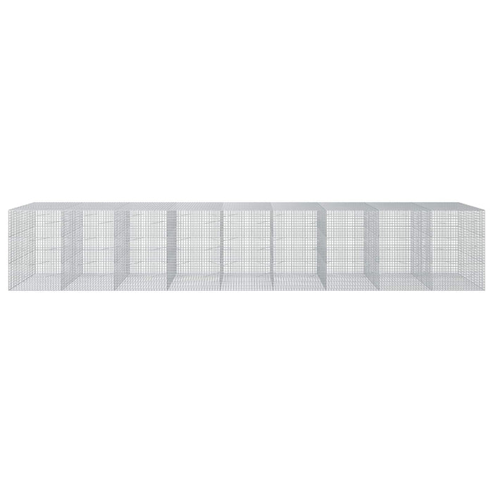 Gabion cu sârmă de 5 mm și plasă de 5x5 cm 900x100x150 cm WALTI