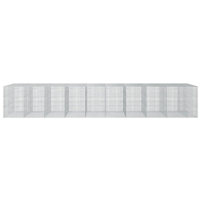 Gabion cu sârmă de 5 mm și plasă de 5x5 cm 950x100x150 cm WALTI