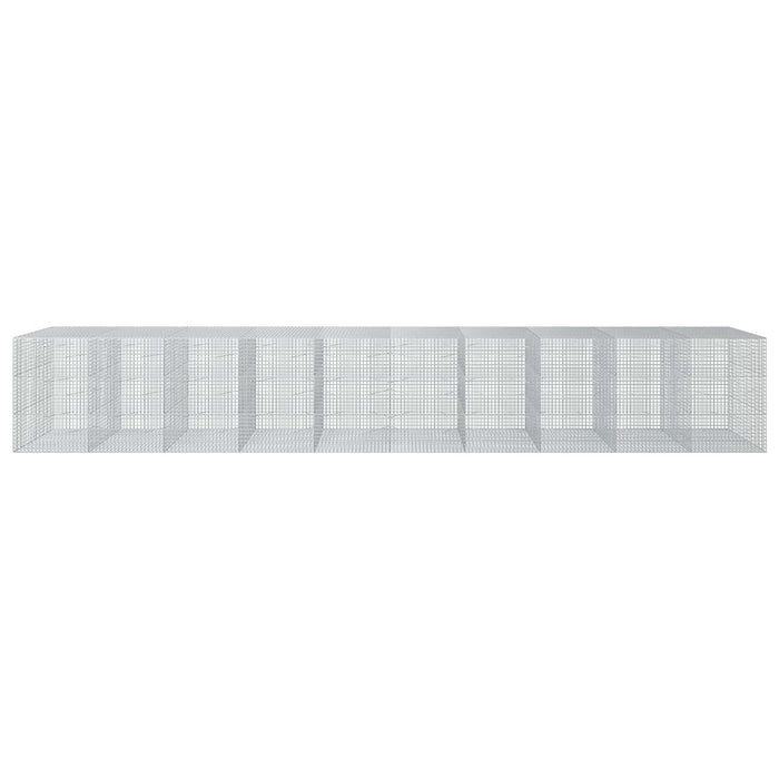 Gabion cu sârmă de 5 mm și plasă de 5x5 cm 1000x100x150 cm WALTI