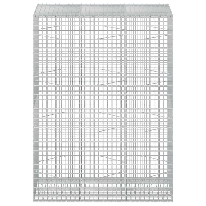 Gabion cu sârmă de 5 mm și plasă de 5x5 cm 150x100x200 cm WALTI