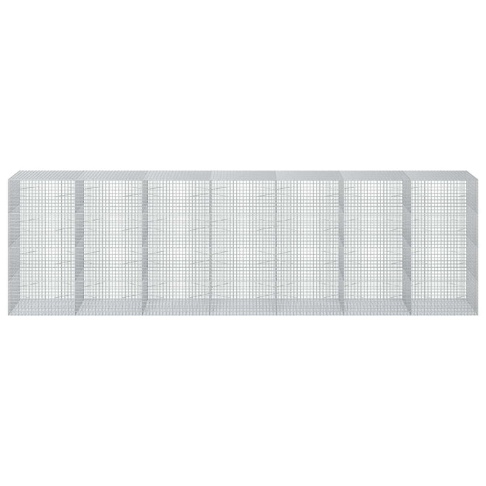 Gabion cu sârmă de 5 mm și plasă de 5x5 cm 700x100x200 cm WALTI