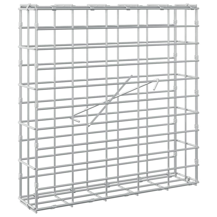 Gabion cu Sârmă de 5 mm și Plasă de 5x10 cm 50x10x50 cm WALTI