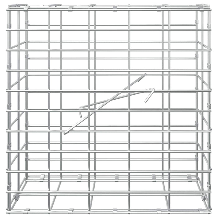 Gabion cu Sârmă de 5 mm și Plasă de 5x10 cm 50x10x50 cm WALTI