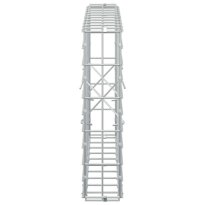 Gabion cu Sârmă de 5 mm și Plasă de 5x10 cm 100x10x50 cm WALTI