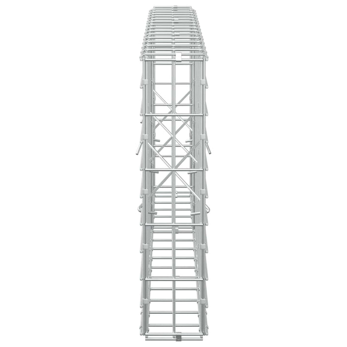 Gabion cu Sârmă de 5 mm și Plasă de 5x10 cm 150x10x50 cm WALTI