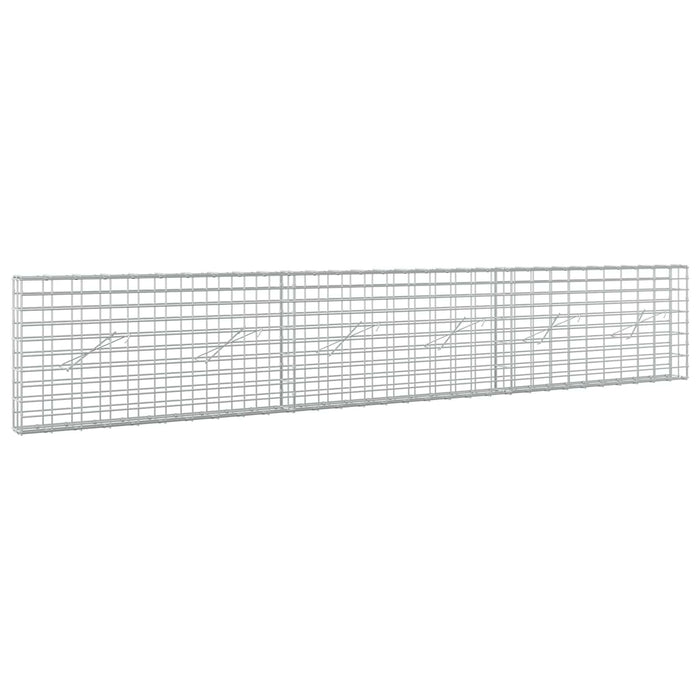Gabion cu Sârmă de 5 mm și Plasă de 5x10 cm 300x10x50 cm WALTI