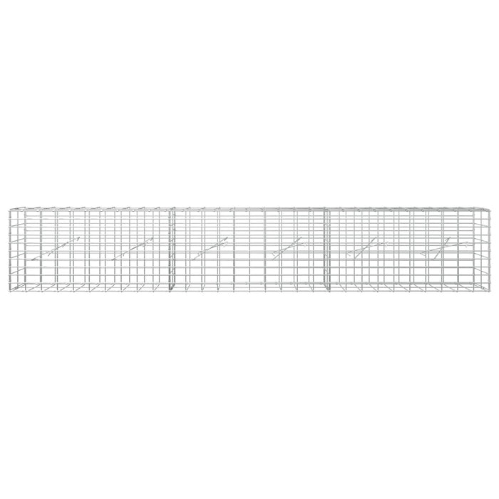 Gabion cu Sârmă de 5 mm și Plasă de 5x10 cm 300x10x50 cm WALTI