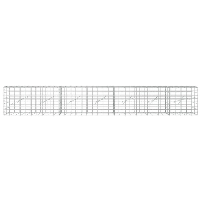 Gabion cu Sârmă de 5 mm și Plasă de 5x10 cm 350x10x50 cm WALTI