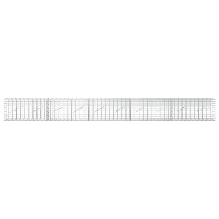 Gabion cu Sârmă de 5 mm și Plasă de 5x10 cm 500x10x50 cm - WALTI WALTI