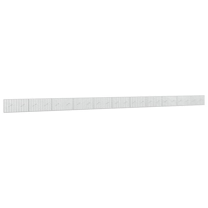 Gabion cu Sârmă de 5 mm și Plasă de 5x10 cm 1100x10x50 cm WALTI