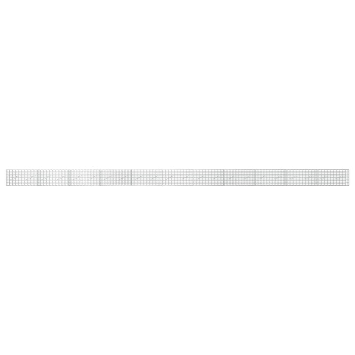 Gabion cu Sârmă de 5 mm și Plasă de 5x10 cm 1100x10x50 cm WALTI
