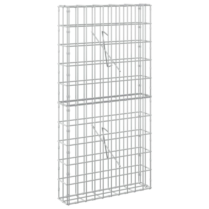 Gabion cu Sârmă de 5 mm și Plasă de 5x10 cm 50x10x100 cm WALTI