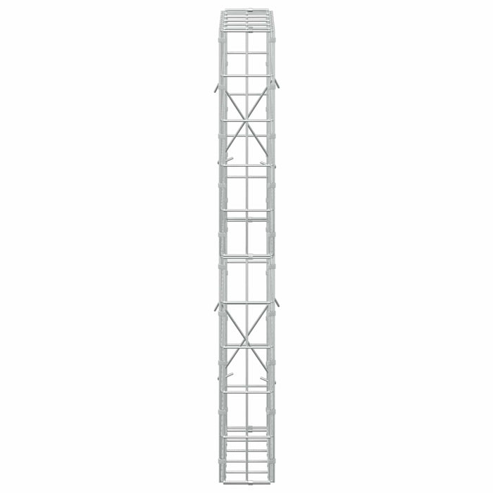 Gabion cu Sârmă de 5 mm și Plasă de 5x10 cm 50x10x100 cm WALTI