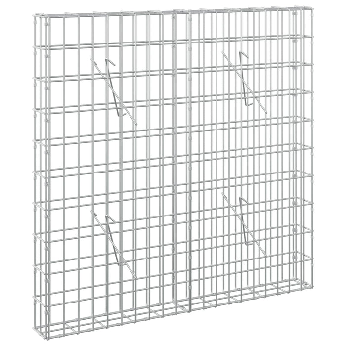 Gabion cu Sârmă de 5 mm și Plasă de 5x10 cm 100x10x100 cm WALTI