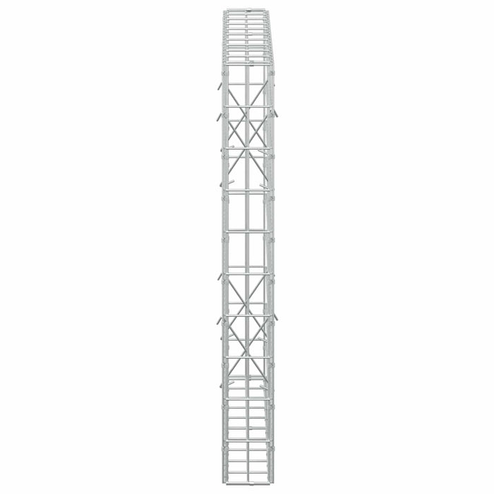 Gabion cu Sârmă de 5 mm și Plasă de 5x10 cm 100x10x100 cm WALTI