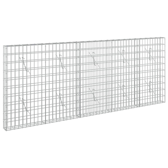 Gabion cu Sârmă de 5 mm și Plasă de 5x10 cm 250x10x100 cm WALTI