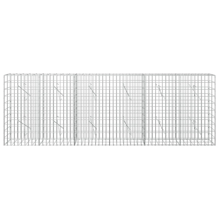 Gabion cu Sârmă de 5 mm și Plasă de 5x10 cm 300x10x100 cm WALTI