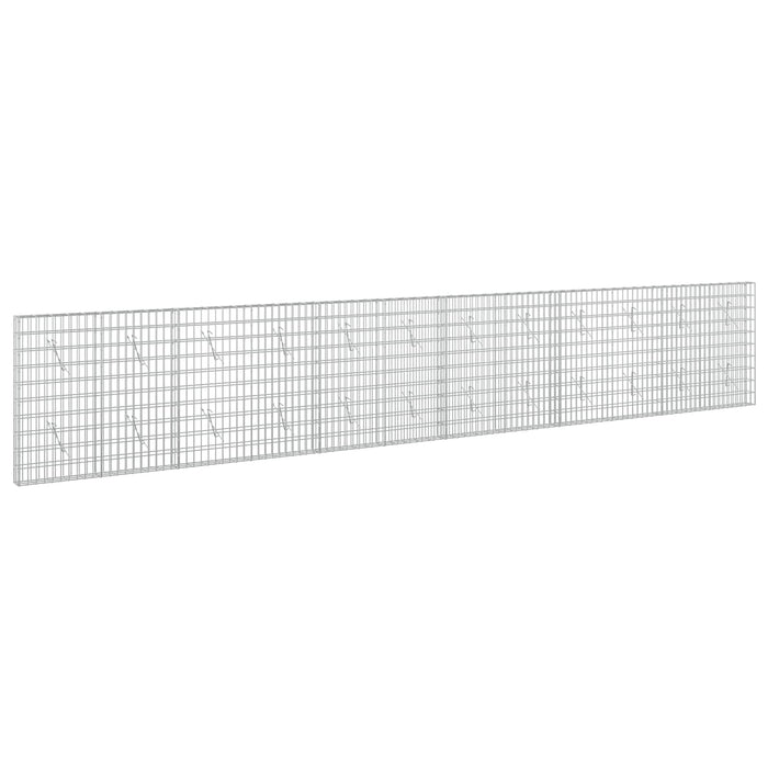 Gabion cu Sârmă de 5 mm și Plasă de 5x10 cm 600x10x100 cm WALTI