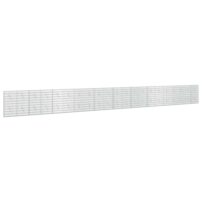 Gabion cu Sârmă de 5 mm și Plasă de 5x10 cm 1050x10x100 cm WALTI