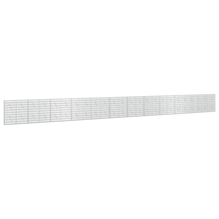 Gabion cu Sârmă de 5 mm și Plasă de 5x10 cm 1200x10x100 cm WALTI
