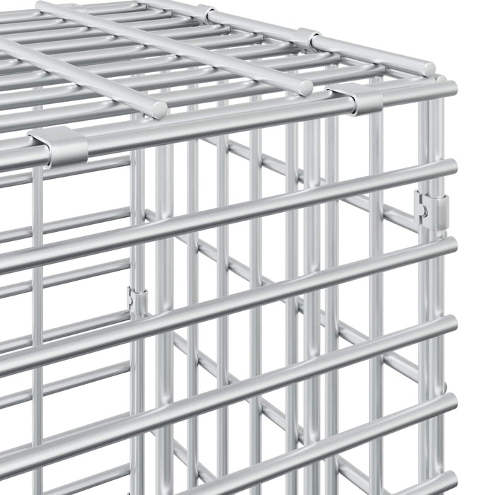 Gabion cu Sârmă de 5 mm și Plasă de 5x10 cm 50x10x150 cm WALTI