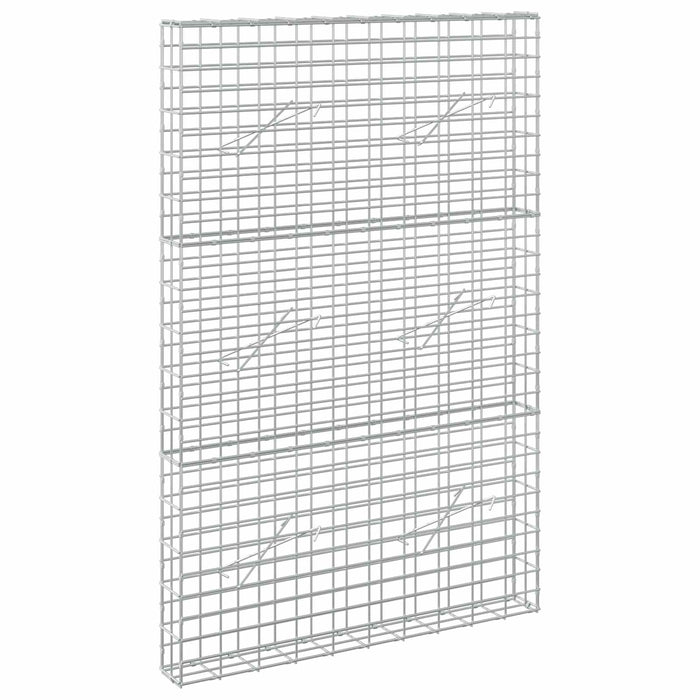 Gabion cu Sârmă de 5 mm și Plasă de 5x10 cm 100x10x150 cm WALTI