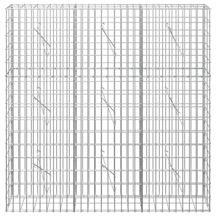 Gabion cu Sârmă de 5 mm și Plasă de 5x10 cm 150x10x150 cm WALTI