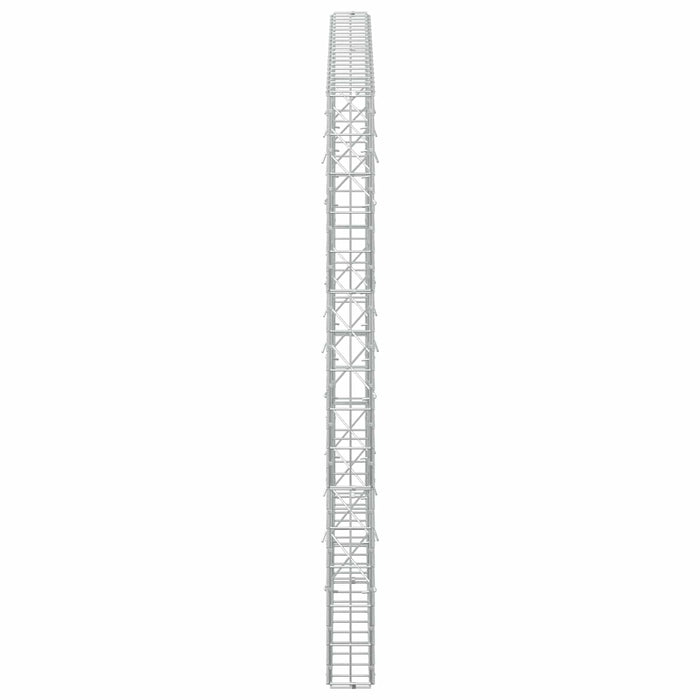 Gabion cu Sârmă de 5 mm și Plasă de 5x10 cm 200x10x150 cm WALTI