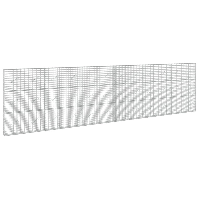 Gabion cu Sârmă de 5 mm și Plasă de 5x10 cm 600x10x150 cm WALTI