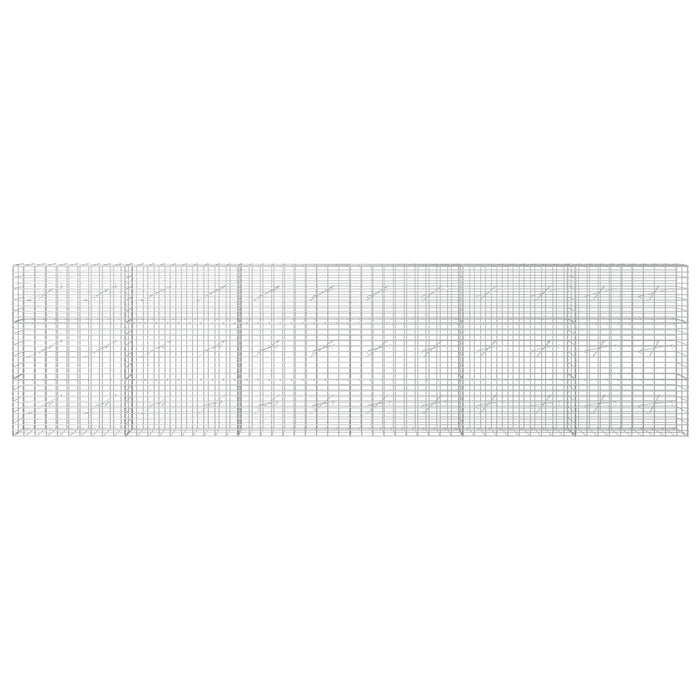 Gabion cu Sârmă de 5 mm și Plasă de 5x10 cm 600x10x150 cm WALTI