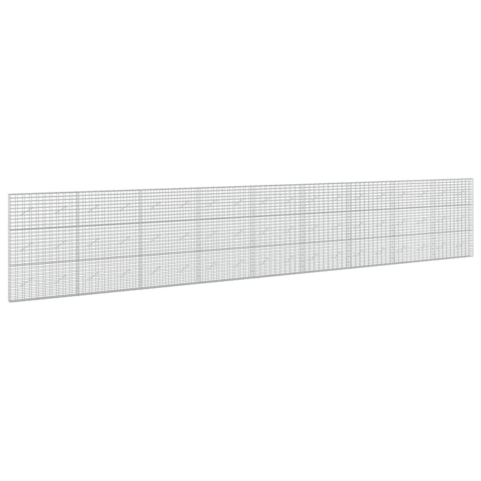 Gabion cu Sârmă de 5 mm și Plasă de 5x10 cm 900x10x150 cm WALTI