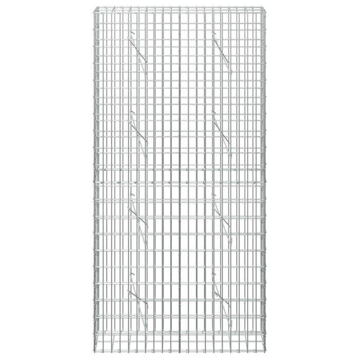 Gabion cu Sârmă de 5 mm și Plasă de 5x10 cm 100x10x200 cm WALTI