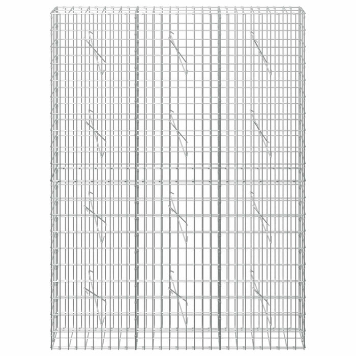 Gabion cu Sârmă de 5 mm și Plasă de 5x10 cm 150x10x200 cm WALTI