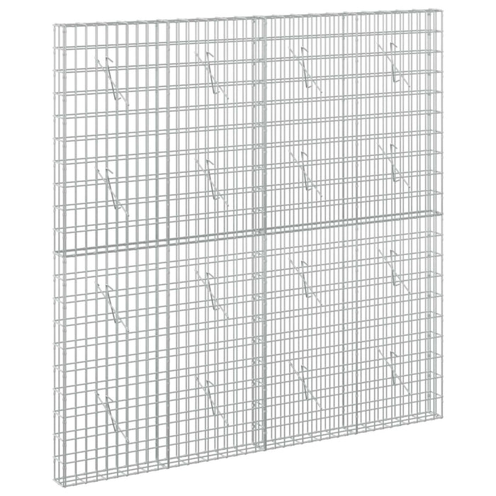 Gabion cu Sârmă de 5 mm și Plasă de 5x10 cm 200x10x200 cm WALTI