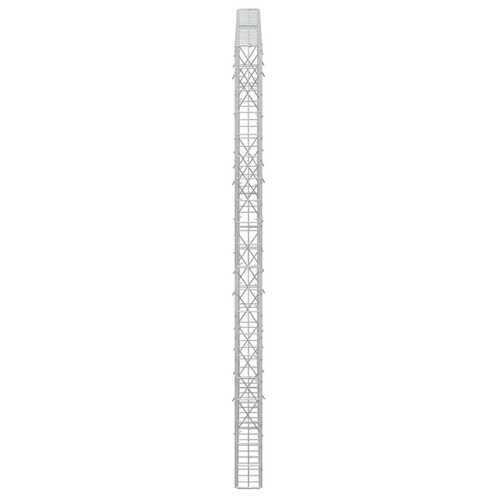 Gabion cu Sârmă de 5 mm și Plasă de 5x10 cm 200x10x200 cm WALTI
