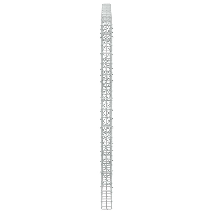 Gabion cu Sârmă de 5 mm și Plasă de 5x10 cm 300x10x200 cm WALTI