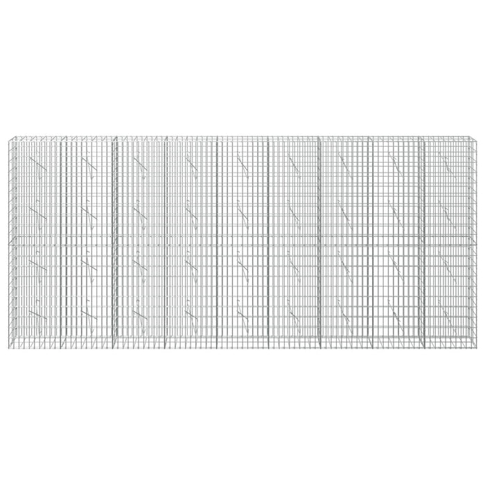 Gabion cu Sârmă de 5 mm și Plasă de 5x10 cm 450x10x200 cm WALTI