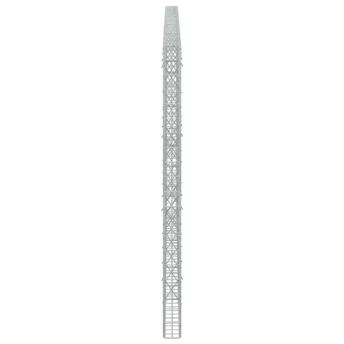 Gabion cu Sârmă de 5 mm și Plasă de 5x10 cm 450x10x200 cm WALTI