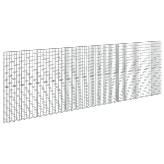 Gabion cu Sârmă de 5 mm și Plasă de 5x10 cm 600x10x200 cm WALTI