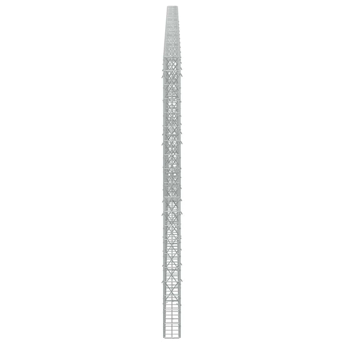 Gabion cu Sârmă de 5 mm și Plasă de 5x10 cm 650x10x200 cm WALTI
