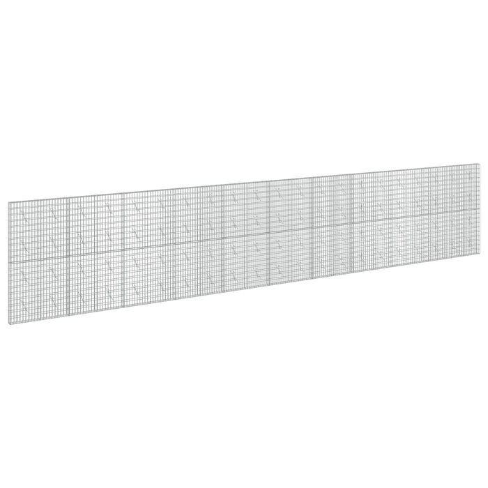 Gabion cu Sârmă de 5 mm și Plasă de 5x10 cm 1050x10x200 cm WALTI