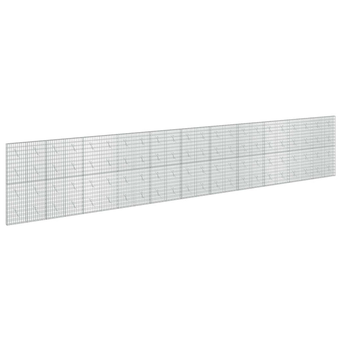 Gabion cu Sârmă de 5 mm și Plasă de 5x10 cm 1100x10x200 cm WALTI
