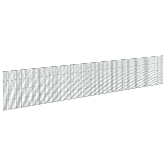 Gabion cu Fir de 5 mm și Plasă de 5x10 cm 1150x10x200 cm - WALTI WALTI