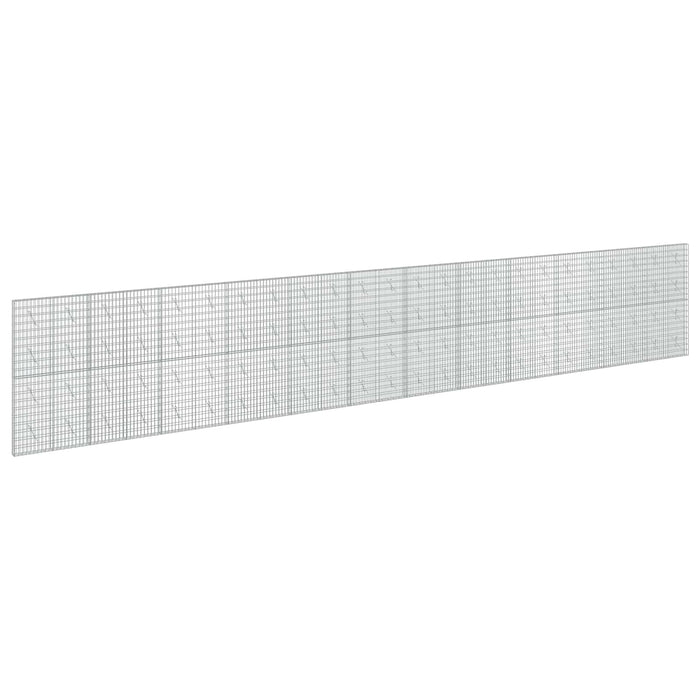 Gabion cu Sârmă de 5 mm și Plasă de 5x10 cm 1200x10x200 cm WALTI