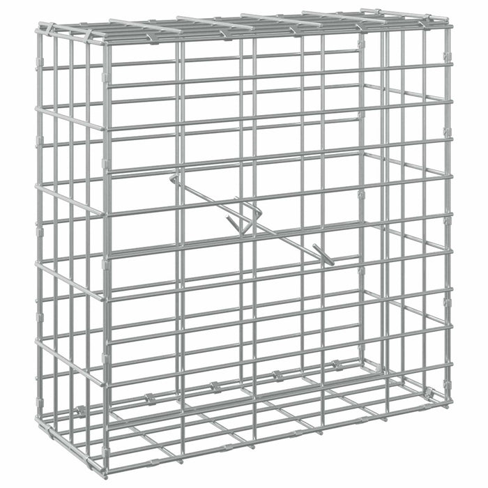 Gabion cu Sârmă de 5 mm și Plasă de 5x10 cm 50x20x50 cm WALTI