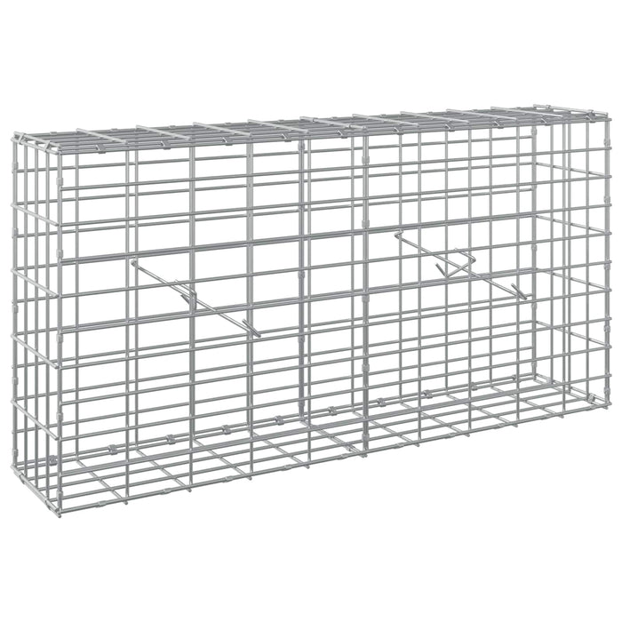 Gabion cu Sârmă de 5 mm și Plasă de 5x10 cm 100x20x50 cm WALTI