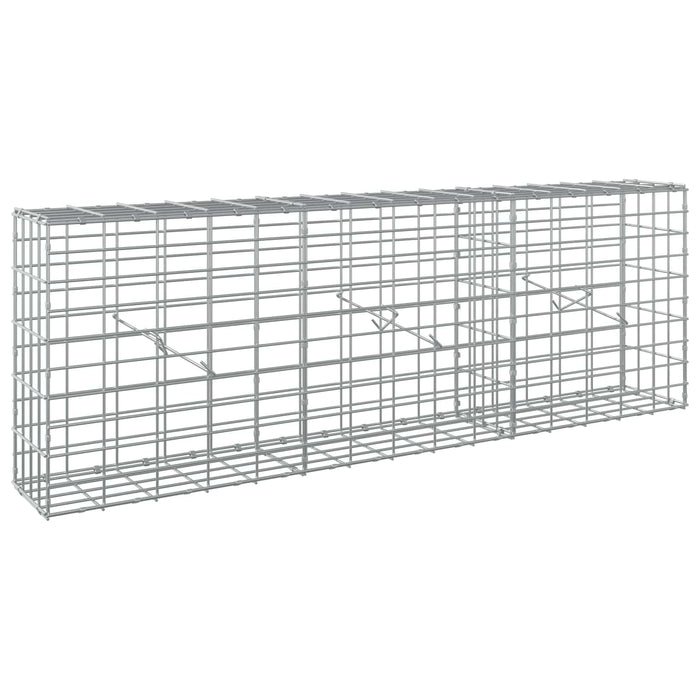Gabion cu Sârmă de 5 mm și Plasă de 5x10 cm 150x20x50 cm WALTI