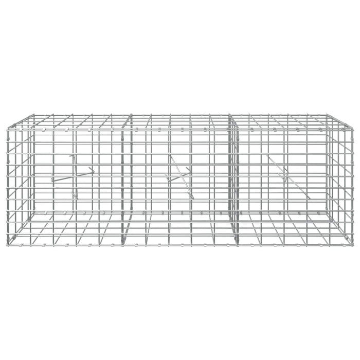 Gabion cu Sârmă de 5 mm și Plasă de 5x10 cm 150x20x50 cm WALTI