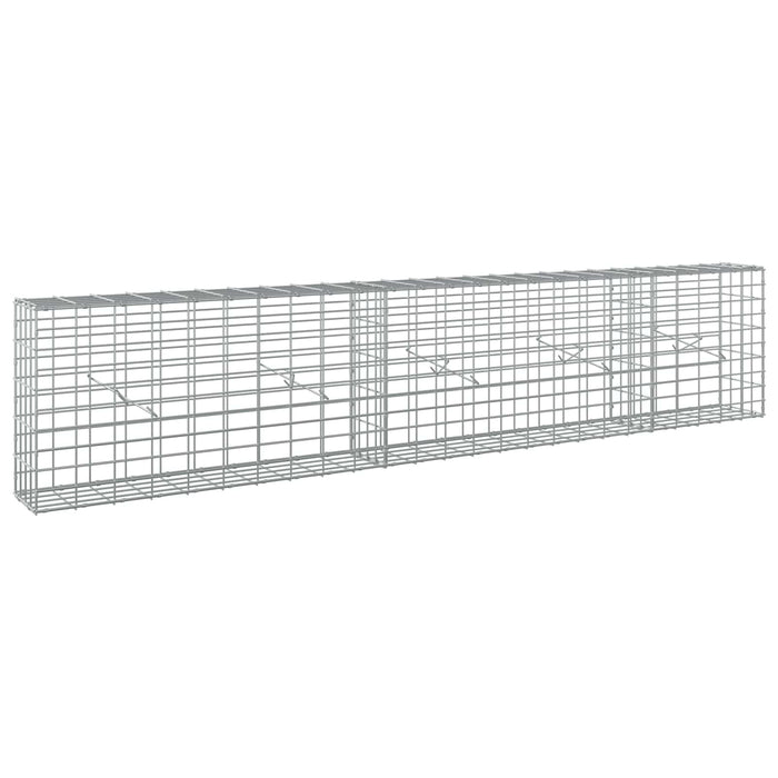 Gabion cu Sârmă de 5 mm și Plasă de 5x10 cm 250x20x50 cm WALTI